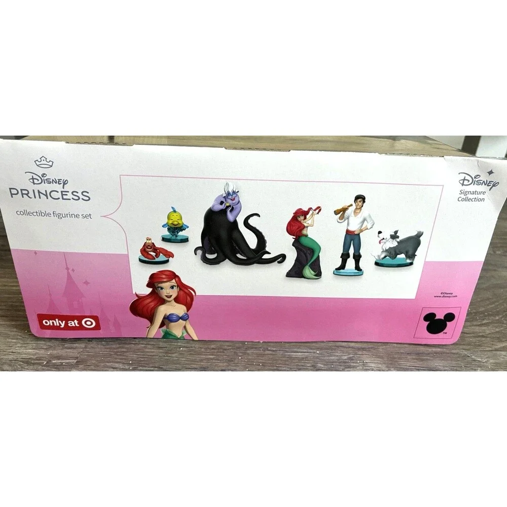 Disney Princess The Little Mermaid Collectible Figurine Set Ariel Ursula Eric